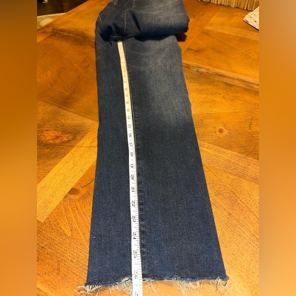 UEC DL1961 Mara Straight Mid Rise Instasculpt Ankle Jeans India Ink wash Size 32 - Picture 13 of 13